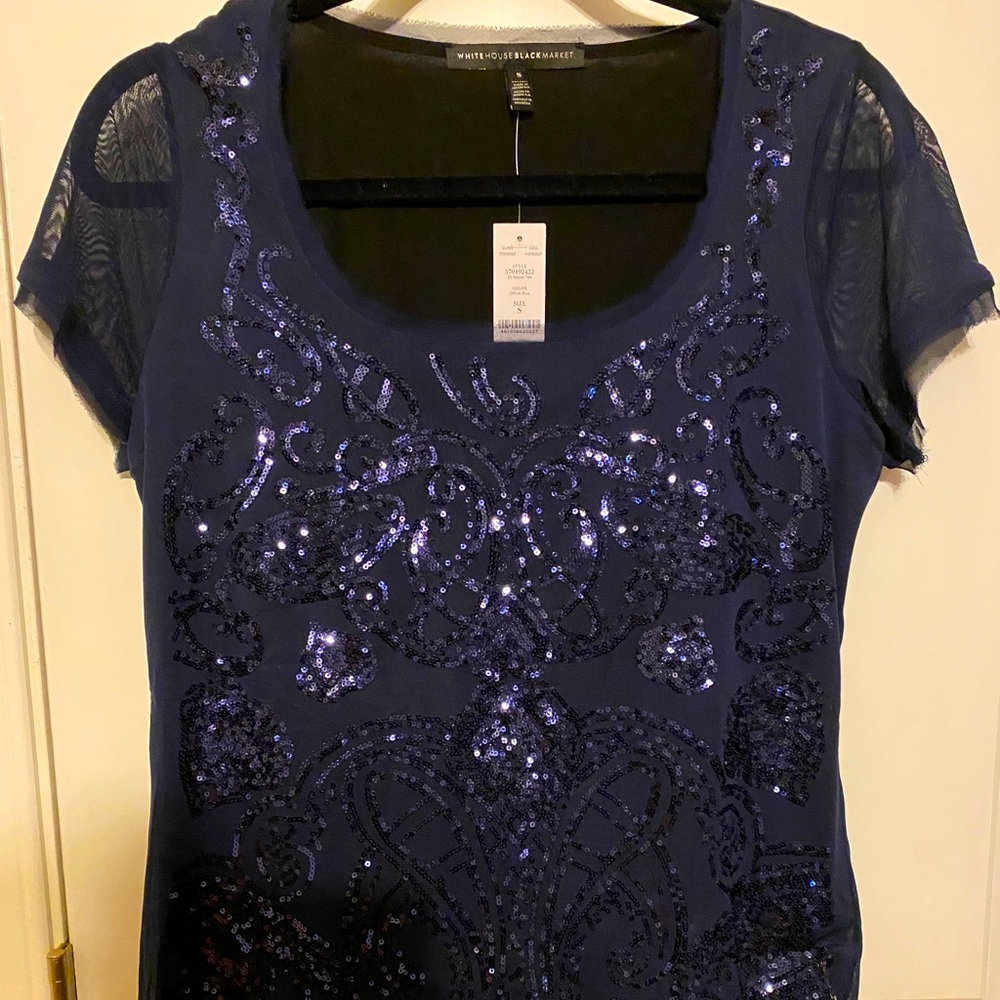 WHBM Sequin Tee